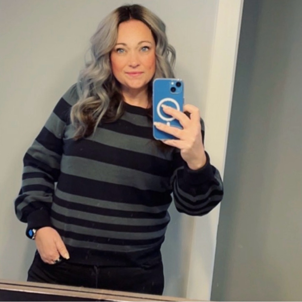 NWT “Piper” Balloon Sleeve Sweater